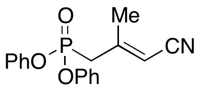 P-[(2E)-3-Cyano-2-methyl-2-propen-1-yl]phosphonic Acid Diphenyl Ester - Chemical structure and product image