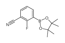 3-Cyano-2-fluorophenylboronic acid, pinacol ester - Chemical structure and product image