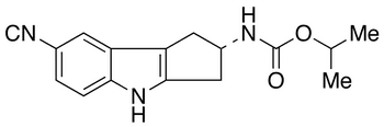 (S)-(7-Cyano-1,2,3,4-tetrahydrocyclopenta[b]indol-2-yl)carbamic Acid Isopropyl Ester - Chemical structure and product image
