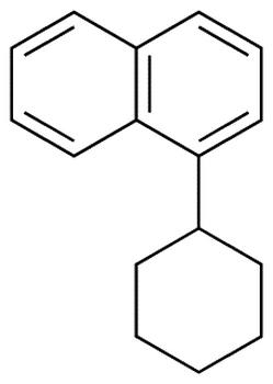 1-Cyclohexylnaphthalene - Chemical structure and product image