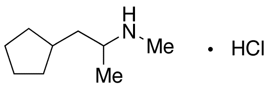 Cyclopentamine Hydrochloride - Chemical structure and product image