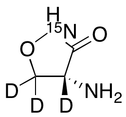 D-Cycloserine-15N,D3 - Chemical structure and product image