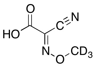 2-Cyano-2-(methoxyimino)acetic Acid-d3 - Chemical structure and product image