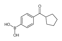 4-(Cyclopentanecarbonyl)phenylboronic acid - Chemical structure and product image