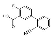 5-(2-Cyanophenyl)-2-fluorobenzoic acid - Chemical structure and product image