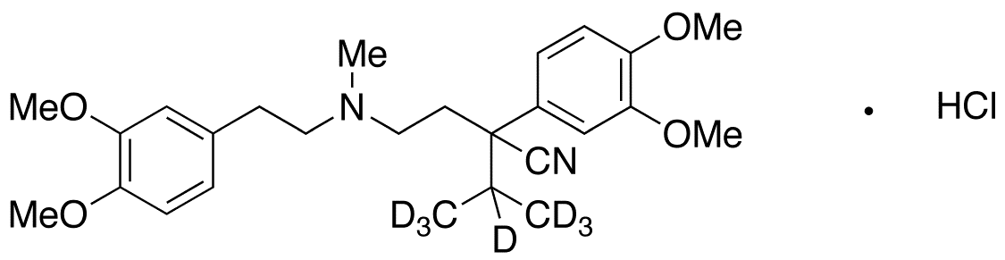 D 517-d7 Hydrochloride (Verapamil Impurity) - Chemical structure and product image