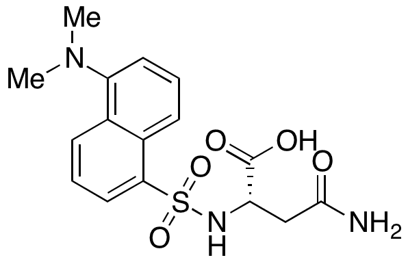 Dansyl-L-asparagine - Chemical structure and product image
