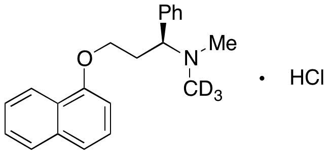 (R)-Dapoxetine-d3 Hydrochloride - Chemical structure and product image
