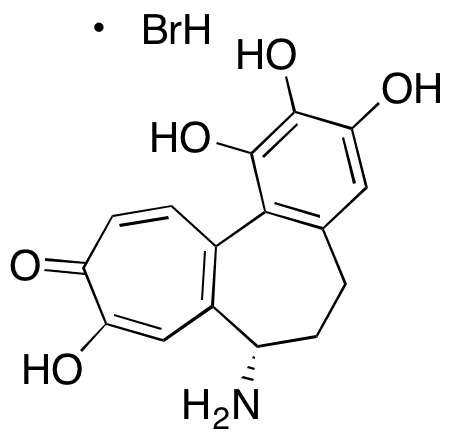 N-Deacetyl-1,2,3,10-demethyl Colchicine Hydrobromide - Chemical structure and product image