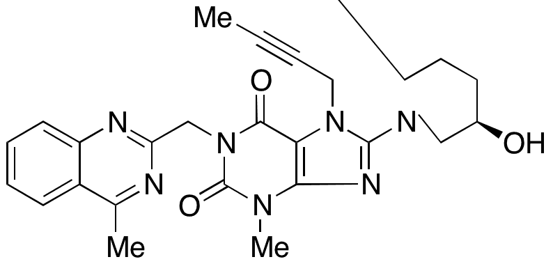 3-Deamino 3-Hydroxy Linagliptin - Chemical structure and product image