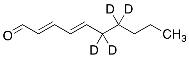 trans,trans-2,4-Decadienal-d4 - Chemical structure and product image