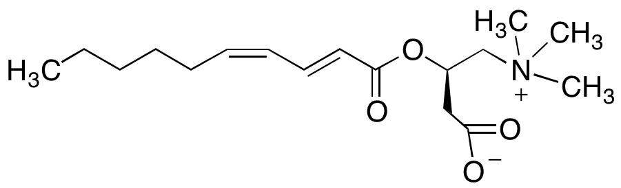 (2E,4Z)-Deca-2,4-dien-oyl (R)-Carnitine Inner Salt - Chemical structure and product image