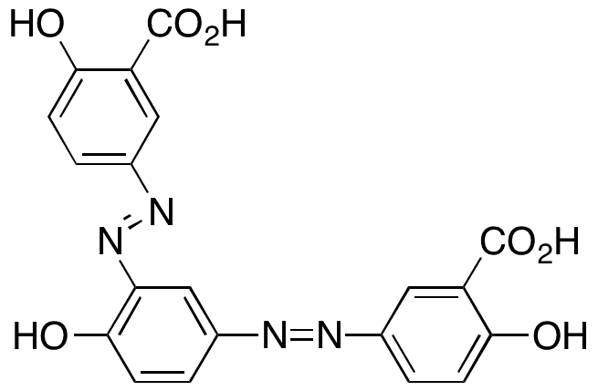 5-Decarboxy-3-(3-aboxy-4-hydroxy)phenylazo Olsalazine - Chemical structure and product image