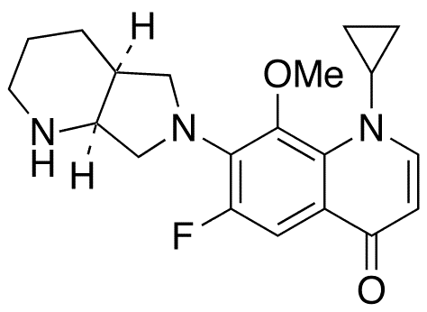 Decarboxy Moxifloxacin - Chemical structure and product image