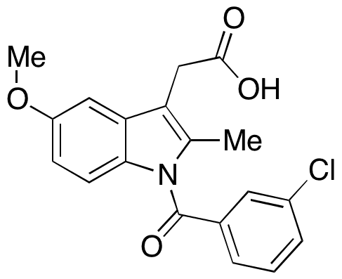 4-Dechloro-3-chloroindomethacin - Chemical structure and product image