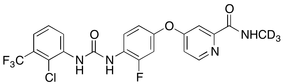 4-Dechloro-2-chloro-Regorafenib-d3 - Chemical structure and product image