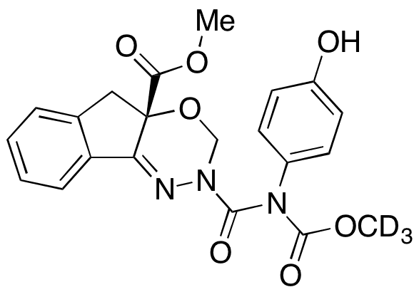 Deschloro-destrifluoromethyl Indoxacarb-d3 - Chemical structure and product image