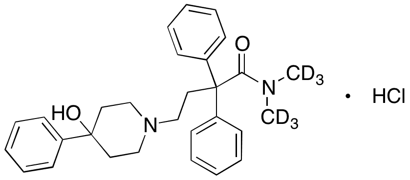 Deschloroloperamide Hydrochloride-d6 - Chemical structure and product image