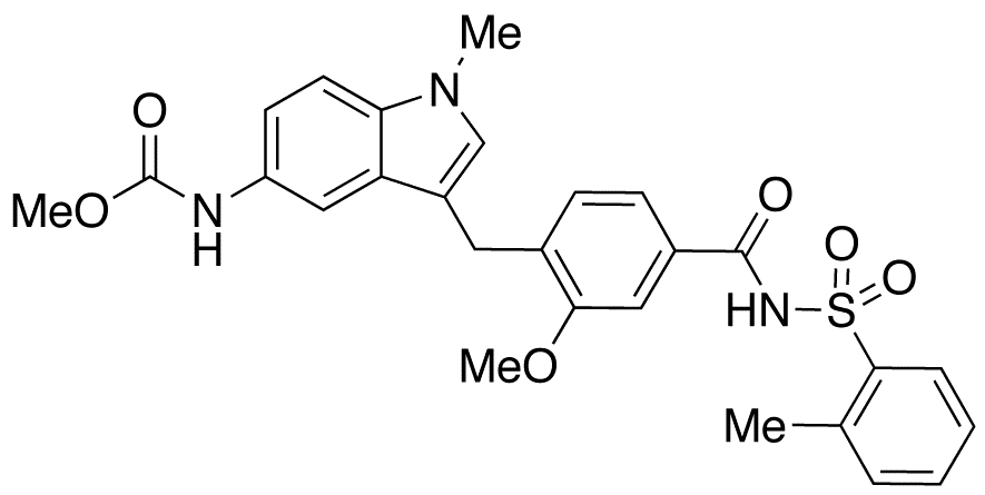 Decyclopentyl Zafirlukast Methyl Ester - Chemical structure and product image