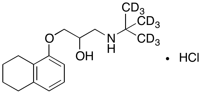 De(2,3-dihydroxy) Nadolol-d9 Hydrochloride - Chemical structure and product image