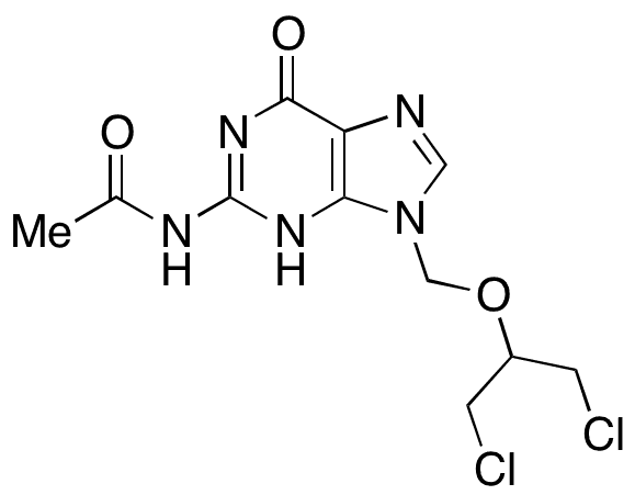 Dedihydroxy N-Acetyl-dichloroganciclovir - Chemical structure and product image