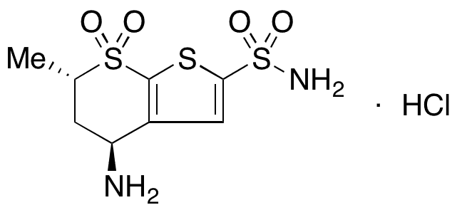 N-Deethyl Dorzolamide Hydrochloride - Chemical structure and product image