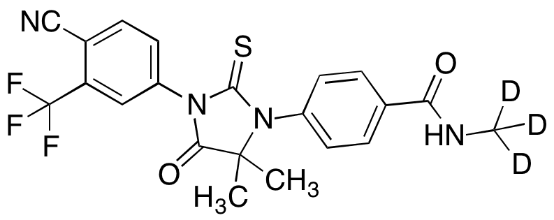 Defluoro-MDV 3100-d3 (Defluoro-enzalutamide-d3) - Chemical structure and product image