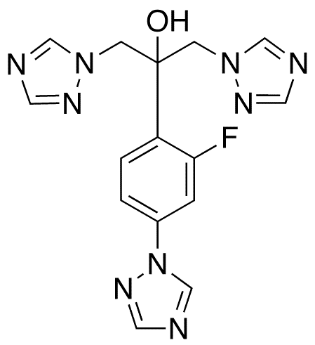 4-Defluoro-4-(1H-1,2,4-triazol-1-yl) Fluconazole - Chemical structure and product image