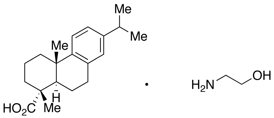 Dehydroabietic Acid 2-Aminoethanol Salt - Chemical structure and product image