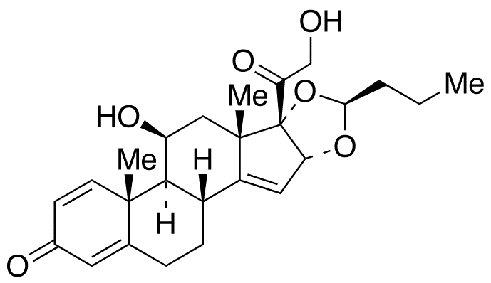 14,15-Dehydro Budesonide - Chemical structure and product image