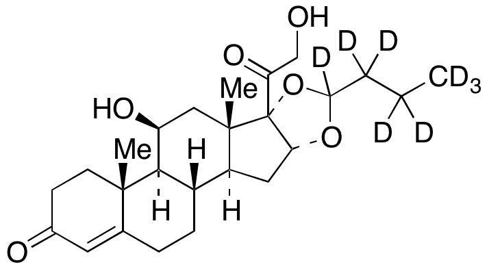 1,2-Dihydrobudesonide-d8 - Chemical structure and product image