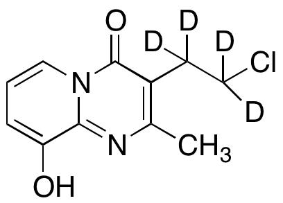 De(6-Fluoro-3-(piperidin-4-yl)benzo[d]isoxazole) 9-Hydroxy-1-chloro Risperidone-d4 - Chemical structure and product image