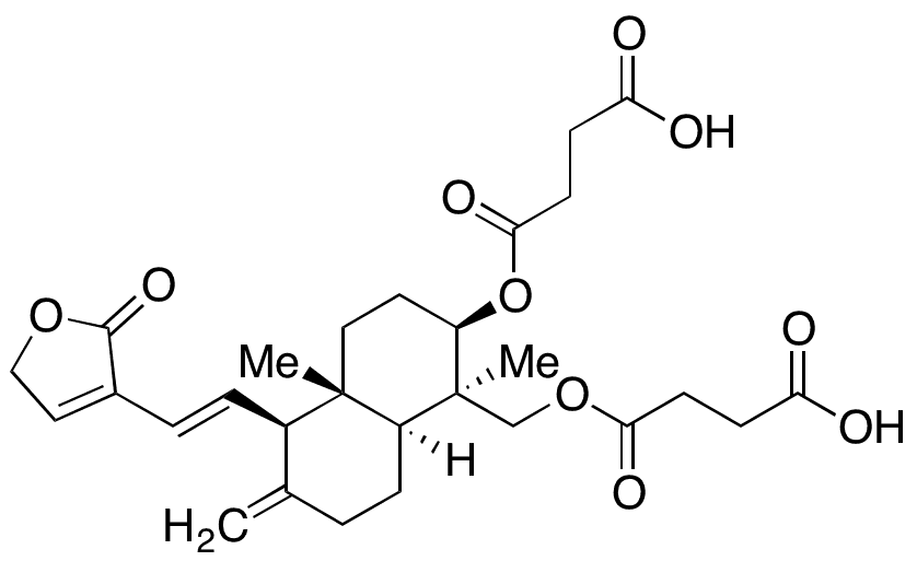 Dehydroandrographolide Succinate - Chemical structure and product image
