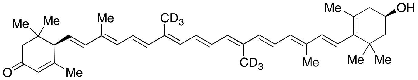 rac 3-Dehydrolutein-d6 - Chemical structure and product image