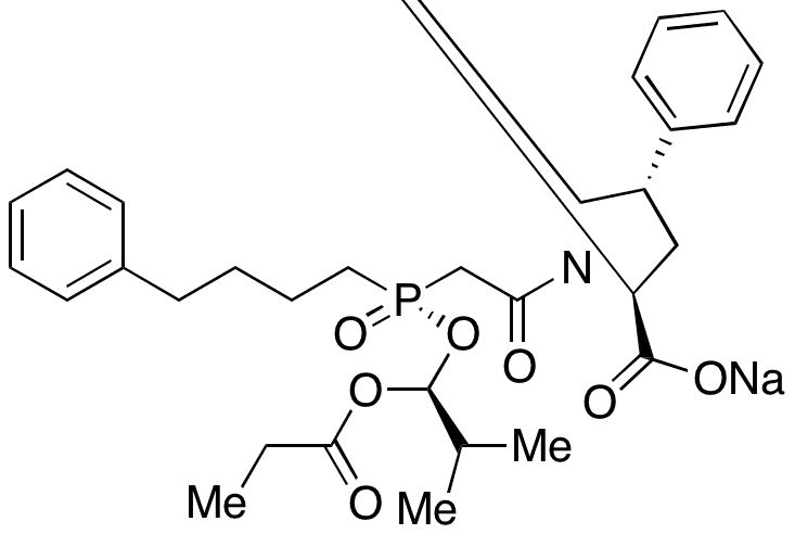 Dehydro Fosinopril Sodium Salt - Chemical structure and product image