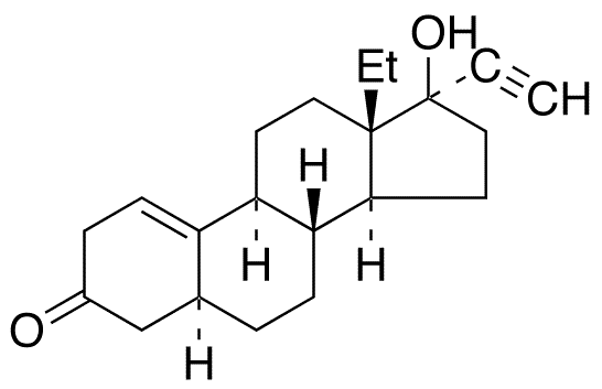 1(10)-Dehydro-4(5)-dihydro D-(-)-Norgestrel - Chemical structure and product image