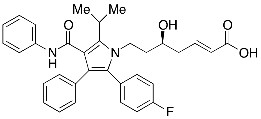 (2E)-2,3-Dehydroxy Atorvastatin - Chemical structure and product image
