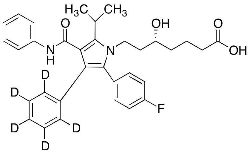 5-Dehydroxy (3S)-Atorvastatin-d5 - Chemical structure and product image
