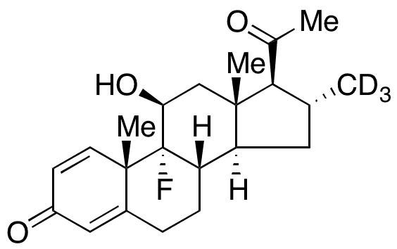 21-Dehydroxy Desoxymetasone-d3 - Chemical structure and product image