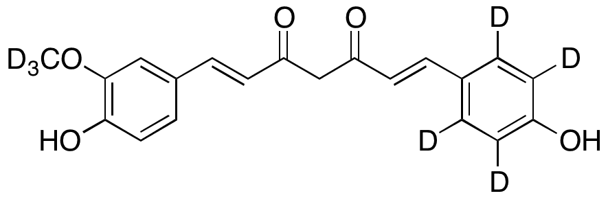 (2E)-Demethoxy Curcumin-d7 - Chemical structure and product image
