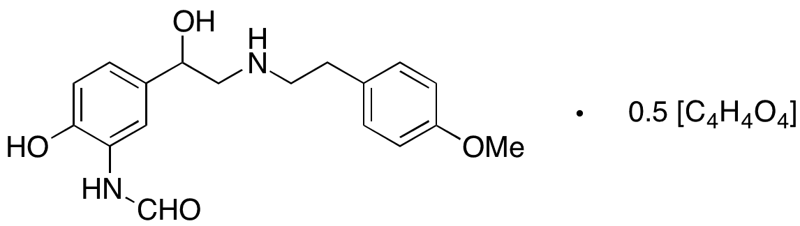 C-Demethyl Formoterol Hemifumarate(Mixture of Diastereomers) - Chemical structure and product image
