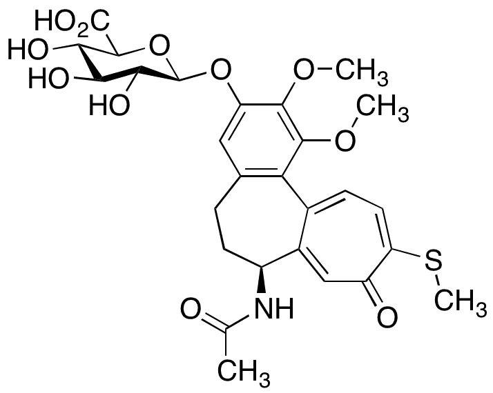 3-Demethyl Thiocolchicine 3-O-beta-D-Glucuronide - Chemical structure and product image