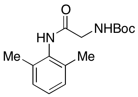 [2-[(2,6-Dimethylphenyl)amino]-2-oxoethyl]carbamic Acid 1,1-Dimethylethyl Ester - Chemical structure and product image