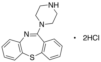 N-Des[2-(2-hydroxyethoxy)ethyl] Quetiapine Dihydrochloride - Chemical structure and product image