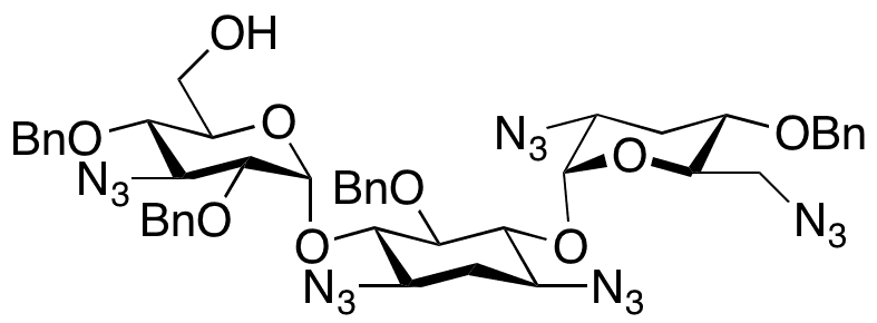 Despentamino Pentazido Tobramycin Tetrabenzyl Ether - Chemical structure and product image
