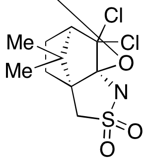 (-)-[(8,8-Dichlorocamphoryl)sulfonyl]oxaziridine - Chemical structure and product image