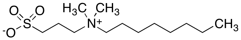 3-(N,N-Dimethyloctylammonio)propanesulfonate Inner Salt - Chemical structure and product image