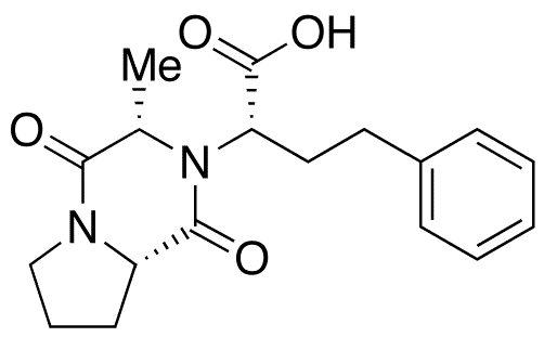 Enalapril Diketopiperazine Acid - Chemical structure and product image
