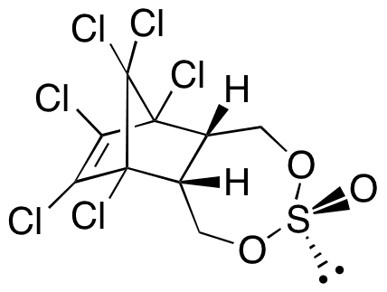 β-Endosulfan - Chemical structure and product image