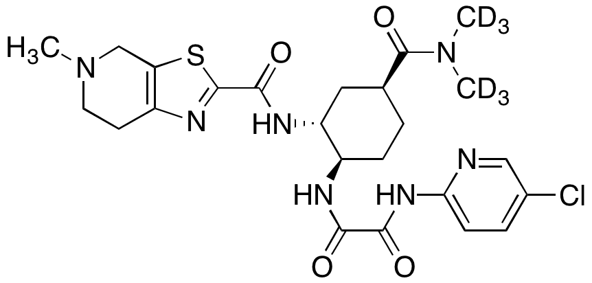 1-epi-Edoxaban-d6 - Chemical structure and product image